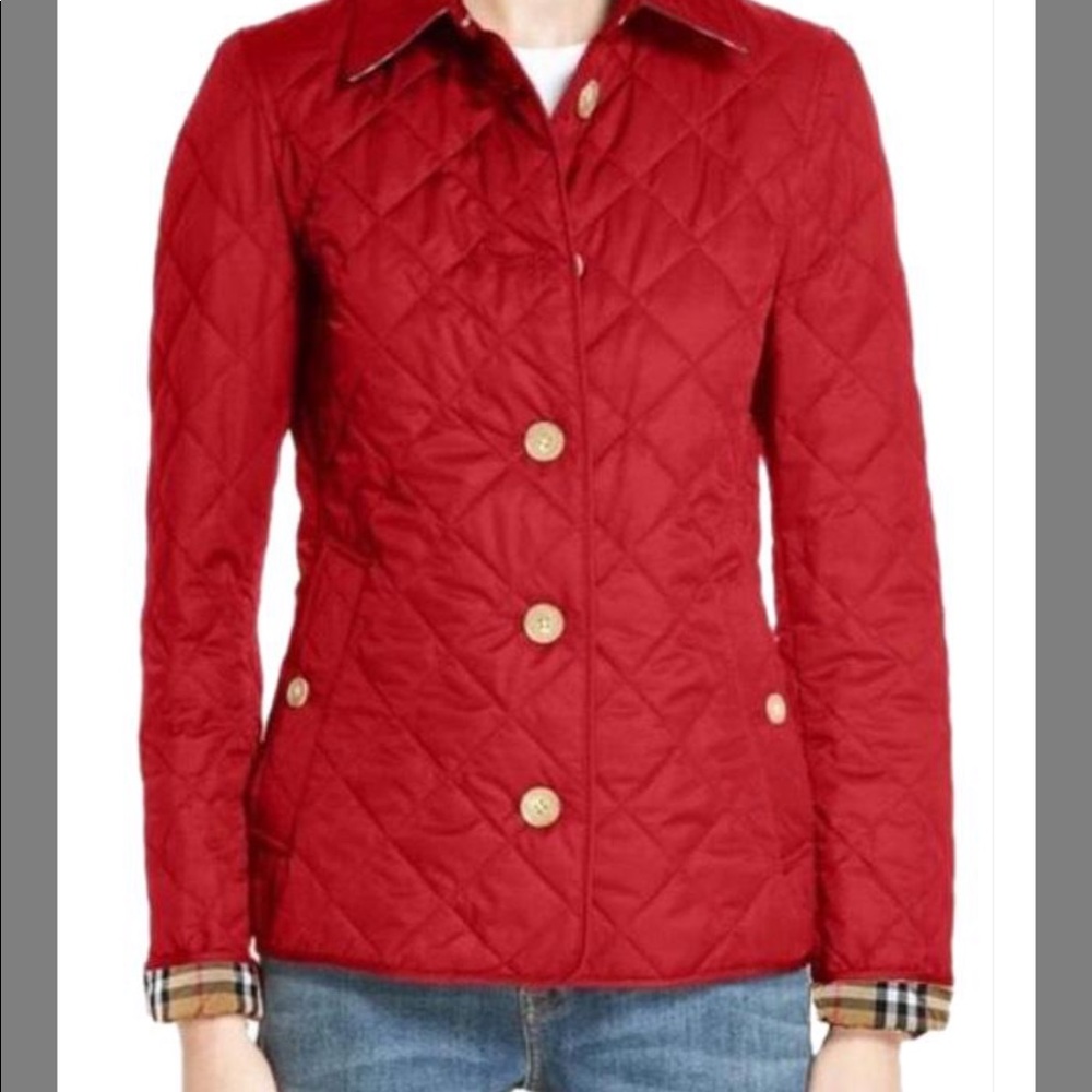 Burberry quilted jacket